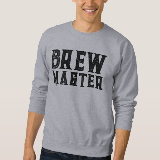 ビールのマスタービールTシャツ スウェットシャツ (正面)