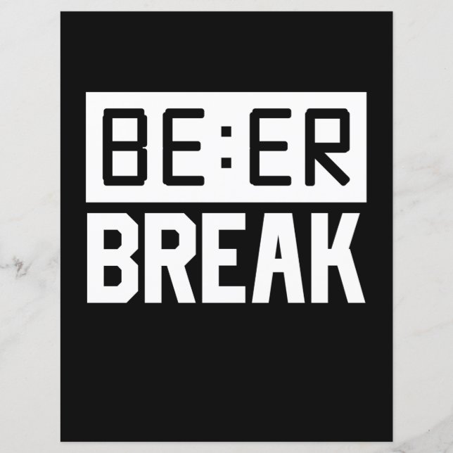 ビールの休憩 (正面)