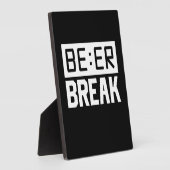 ビールの休憩 フォトプラーク (側面)