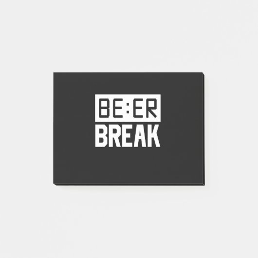 ビールの休憩 ポストイット (正面)