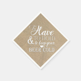 ビールの冷保たいザラ結婚ップ スタンダードカクテルナプキン