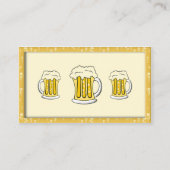 ビールの名刺 名刺 (裏面)