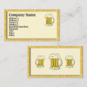 ビールの名刺 名刺 (正面/裏面)