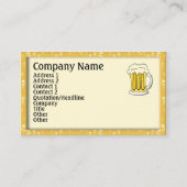 ビールの名刺 名刺 (正面)