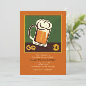 ビールの大瓶でのお誘い 招待状 (スタンド正面)