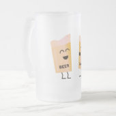 ビールの季節 フロストグラスビールジョッキ (正面左)