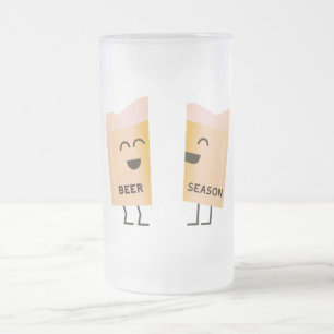 ビールの季節 フロストグラスビールジョッキ