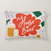 ビールの家 アクセントクッション (正面)