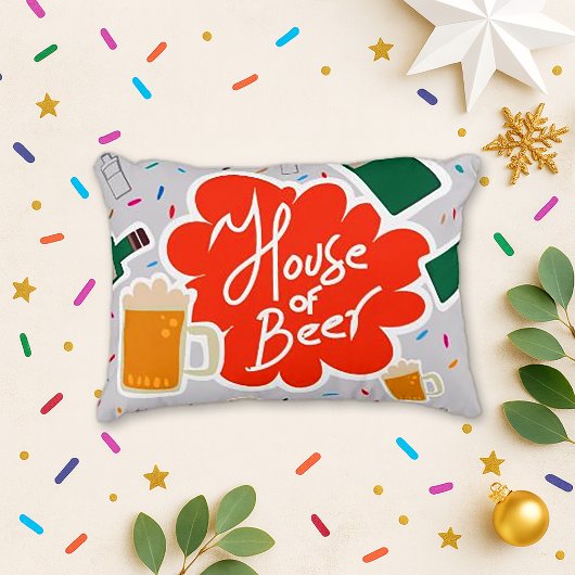 ビールの家 アクセントクッション
