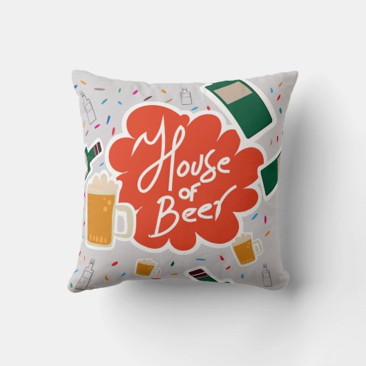 ビールの家 クッション (裏面)