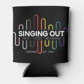 ビールの居心地の良い歌 缶クーラー (正面)