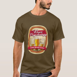 ビールの心理学 Tシャツ
