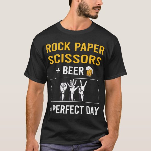 ビールの日のじゃんけん Tシャツ (正面)