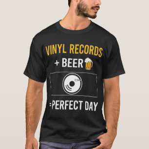 ビールの日のレコード Tシャツ