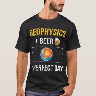 ビールの日の地球物理学者 Tシャツ