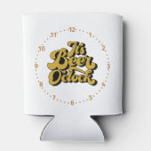 ビールの時計だ。 缶クーラー (裏面)