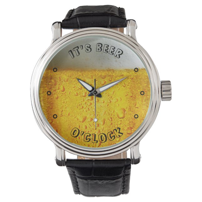 ビールの時計だ 腕時計 (正面)