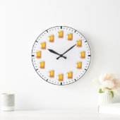 ビールの時計 ラージ壁時計 (ホーム)