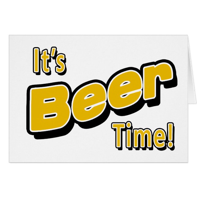 ビールの時間だ！ (正面横)