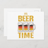 ビールの時間だ ポストカード (正面/裏面)