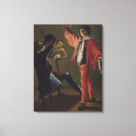 ビールの最後の一滴がパーティー終了 キャンバスプリント