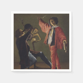 ビールの最後の一滴がパーティー終了 スタンダードカクテルナプキン