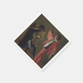 ビールの最後の一滴がパーティー終了 スタンダードカクテルナプキン (角)