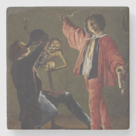 ビールの最後の一滴がパーティー終了 ストーンコースター