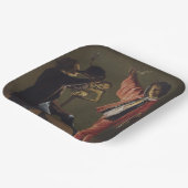 ビールの最後の一滴がパーティー終了 ペーパープレート (傾斜あり)