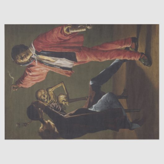 ビールの最後の一滴がパーティー終了 薄葉紙 (正面)