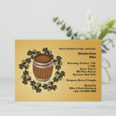 ビールの樽 オクトーバーフェストの招待状 招待状 (スタンド正面)