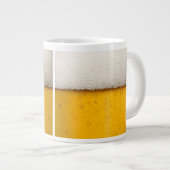 ビールの泡が閉まる ジャンボコーヒーマグカップ (正面右)