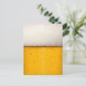 ビールの泡が閉まる ポストカード (スタンド正面)