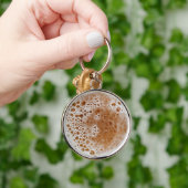 ビールの泡 キーホルダー (手)