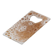 ビールの泡 クレジットカード栓抜き (正面アングル)