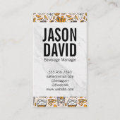 ビールの点 |ホップ 名刺 (正面)