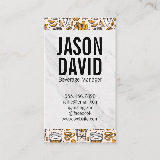 ビールの点 |ホップ 名刺 (正面)