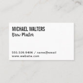 ビールの点 | 応援 名刺 (裏面)