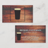 ビールの点 | 木素朴材 名刺 (正面/裏面)