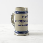ビールの煮込みの力を決して過小評価しない ビールジョッキ (正面左)