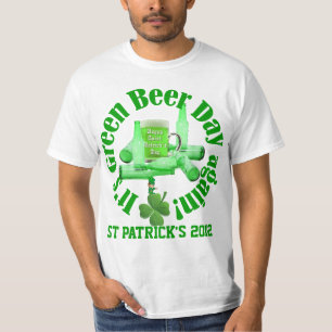 ビールの生日が続く Tシャツ
