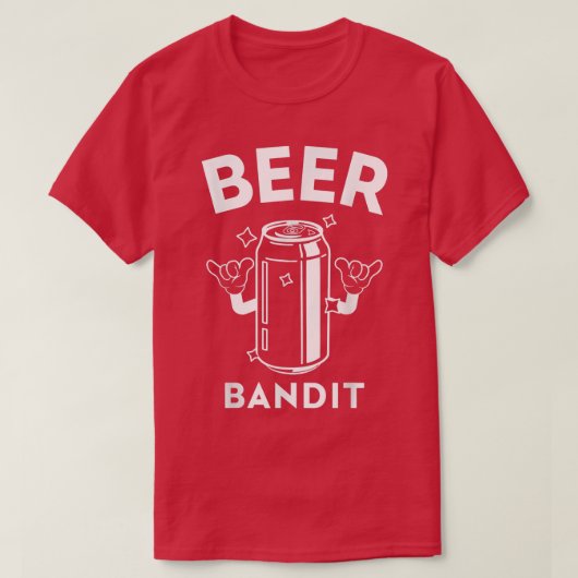 ビールの盗賊 – ビールドッおもしろいキングTシャツ Tシャツ (デザイン正面)