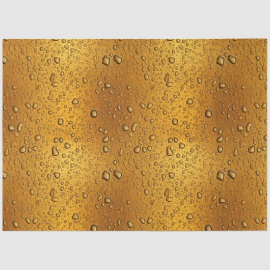 ビールの背景の水滴 薄葉紙 (正面)