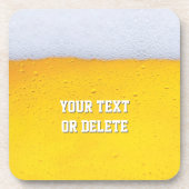 ビールの背景コースター（4セット） コースター (正面)