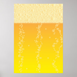 ビールの背景 ポスター