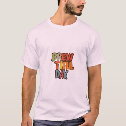 ビールの良い日 Tシャツ (正面)