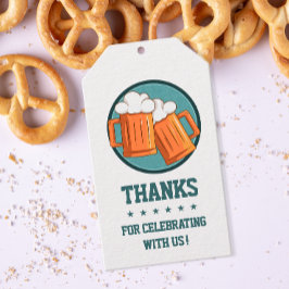 ビールの誕生日お礼 ギフトタグ