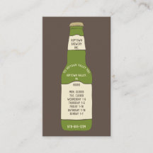 ビールの販売、醸造所、バー時間