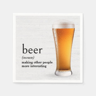 ビールの辞書の定義 スタンダードカクテルナプキン