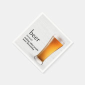 ビールの辞書の定義 スタンダードカクテルナプキン (角)